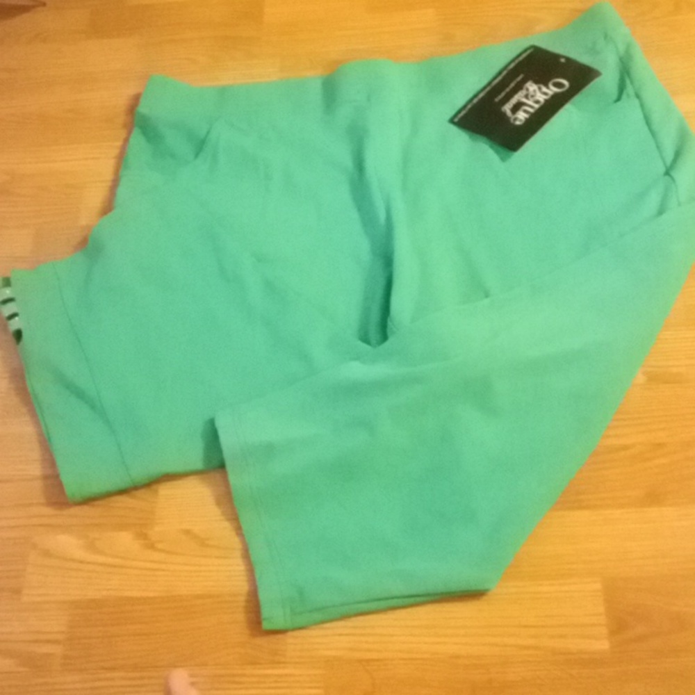 NWT women's plus green capris sz 3X - Picture 3 of 5
